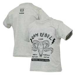[7908411727130] Camiseta infantil Ram Rebel Skull - Tam: 2